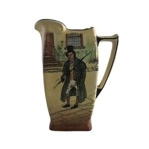 Royal Doulton Seriesware Dickens Friars Jug Pitcher Barkis 7” Tall D5175 Vintage